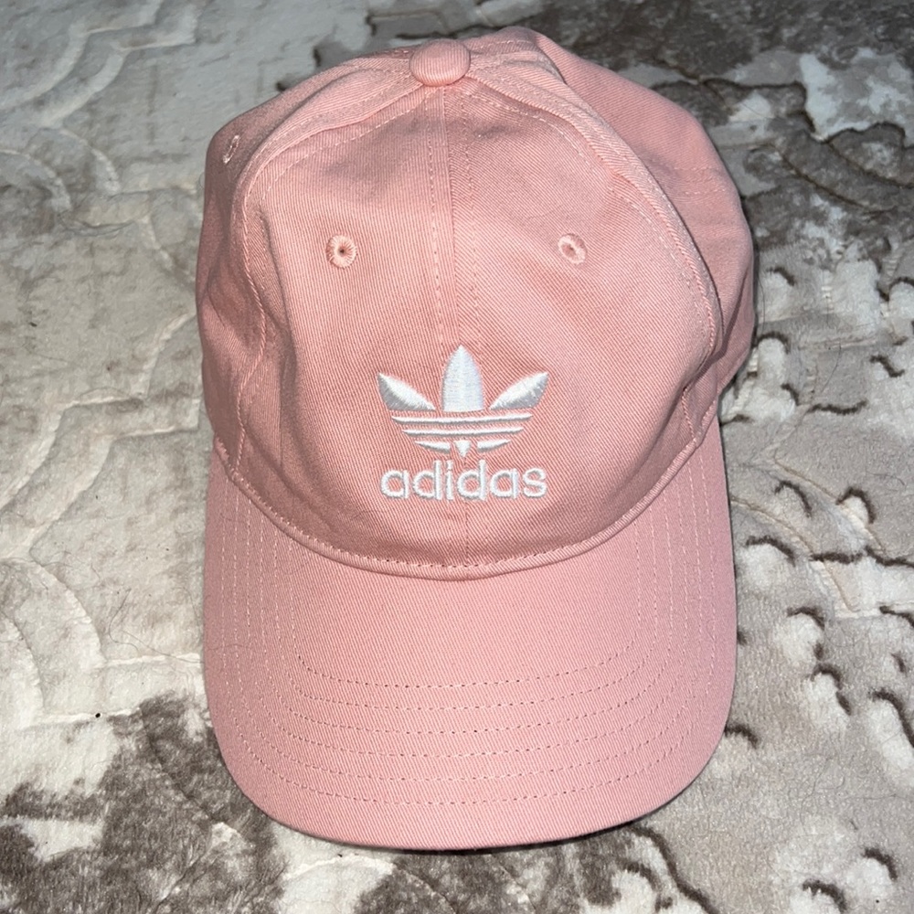Pink womens adidas hat
